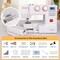 FEIYUE FYe340 Full Size Sewing Machine with Foot Pedal, Speed Control, Heavy Duty & Portable, LCD Display, 25 Built-in Stitches, 6 Bobbins & 5 Included Sewing Feet